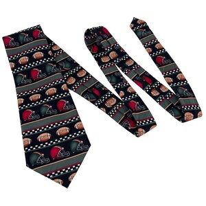 Keith Daniels Play Ball Series 1 of 6 Football Patterned Mens Sports Neck Tie